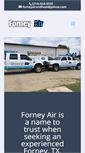 Mobile Screenshot of forneyairandheat.com